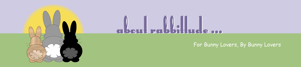 About Rabbittude - For bunny rabbit lovers, by bunny rabbit lovers